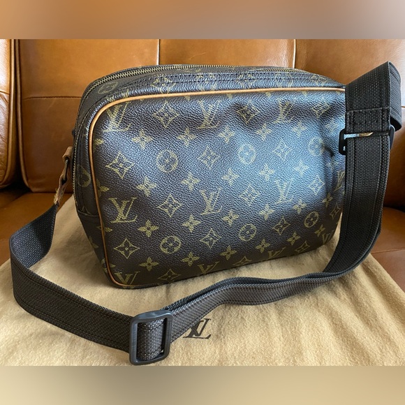 Louis Vuitton Monogram Canvas Reporter Messenger Bag Crossbody Or Shoulder Carry - Picture 4 of 16